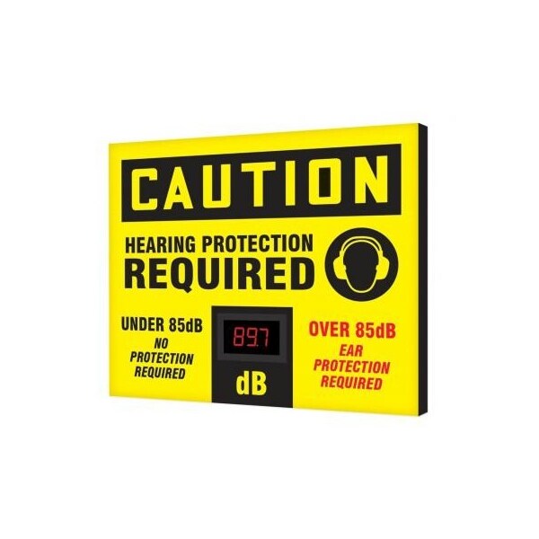 Accuform OSHA CAUTION INDUSTRIAL DECIBEL METER SCS604 SCS604 - main